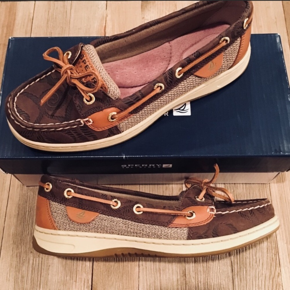 Women’s Sperry Angelfish Boat-shoe - Rope Brown